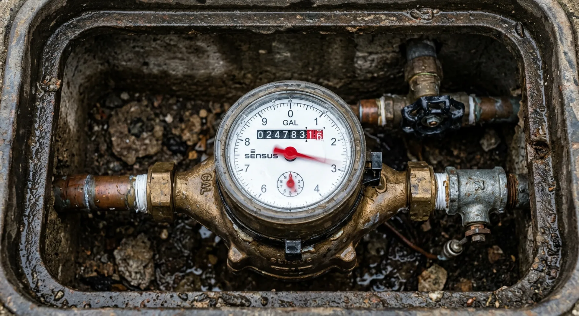 fuite d'eau après compteur solutions
