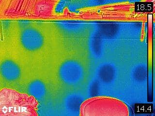 Dégât des eaux vue thermique Dégât des eaux vue thermique